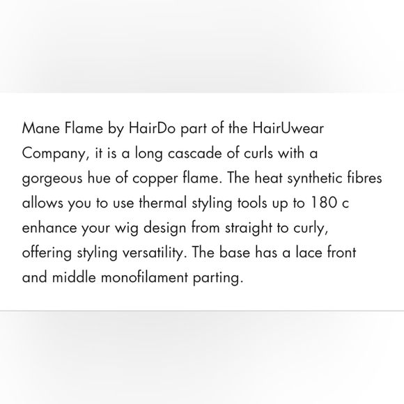 "MANE FLAME" - hairdo (BRAND) - NEW BUT COMBED OUT WIG - Picture 12 of 14